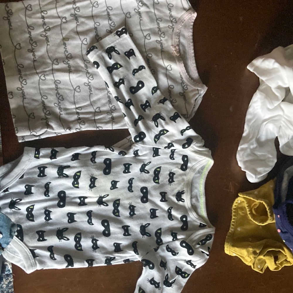 5 pieces of clothings tops for 18-24 month olds